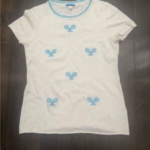 J.Crew cashmere short sleeve sweater size M